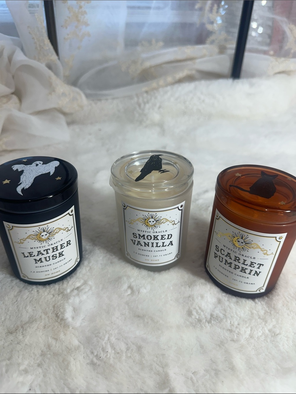 DW home set of 3 Halloween mini candles
